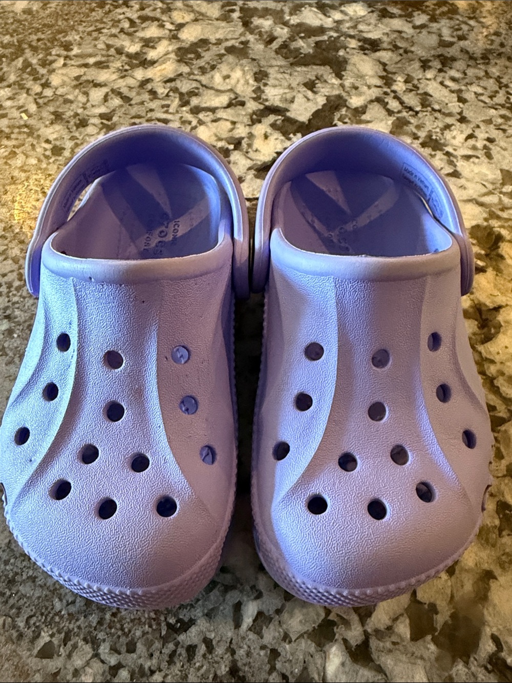 Kids Lavender Slip-On Crocs - 9M
